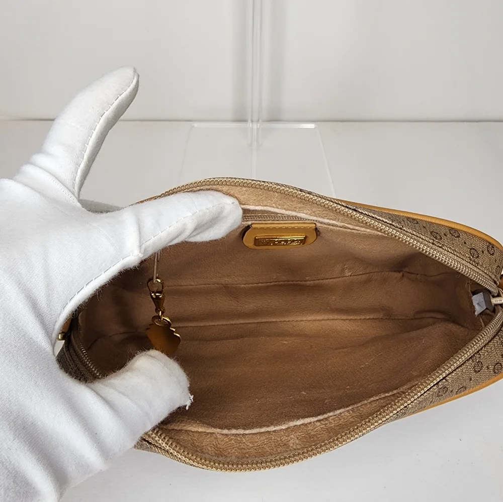 Vintage Gucci Canvas Shoulder Bag PVC Leather - Picture 8 of 17